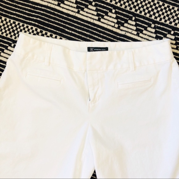INC International Concept White Bermuda Shorts 10 - Picture 2 of 4